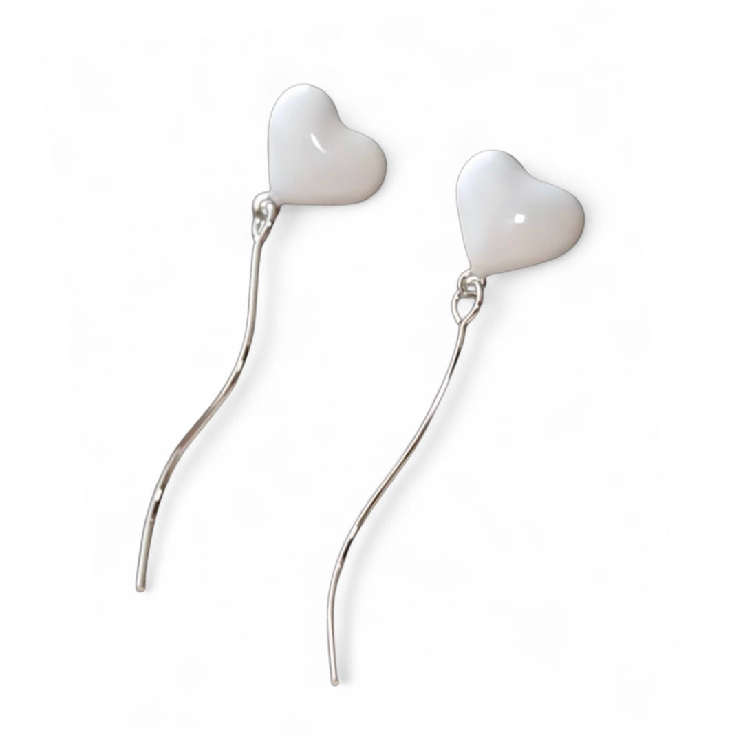 Falling Heart Earrings