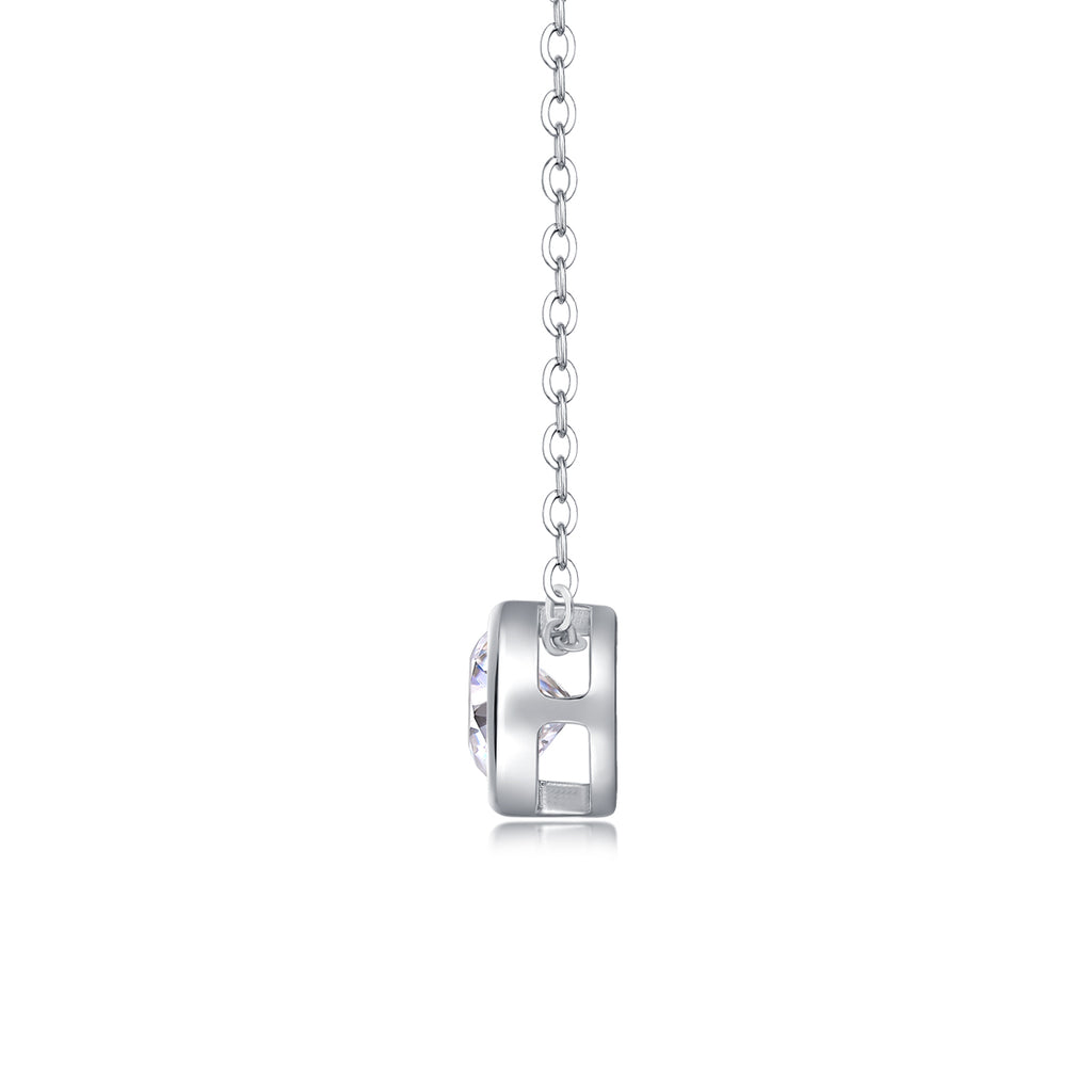 1ct Moissanite Pendant Necklace