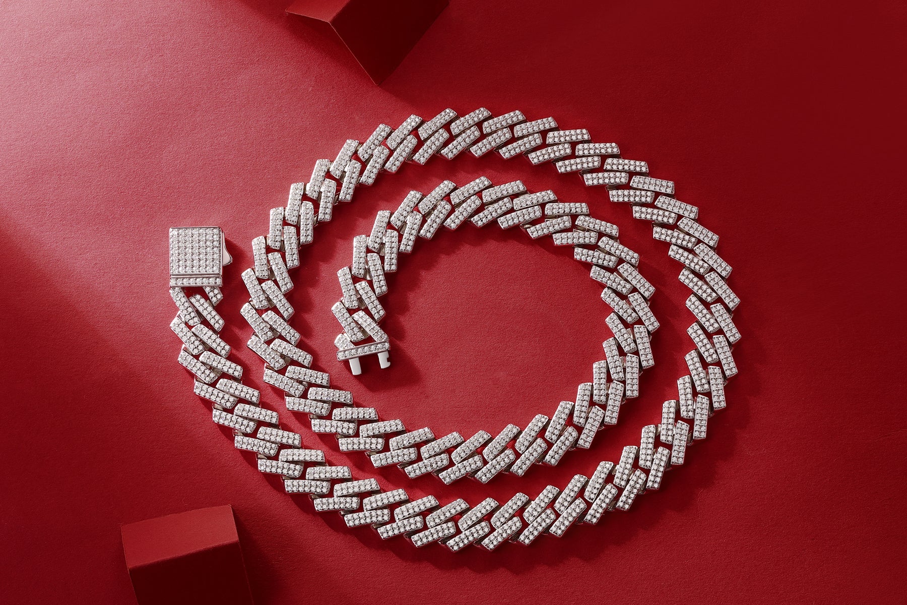 Luxury Moissanite Cuban Necklace