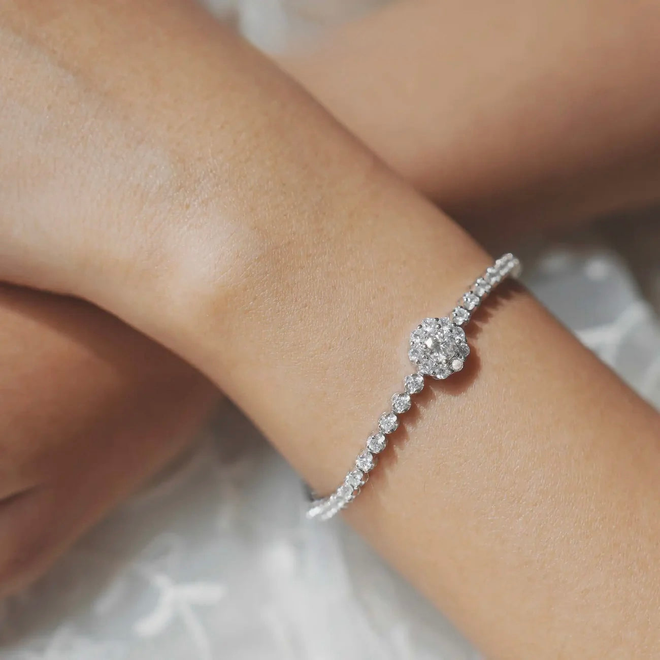 Moissanite Tennis Bracelet