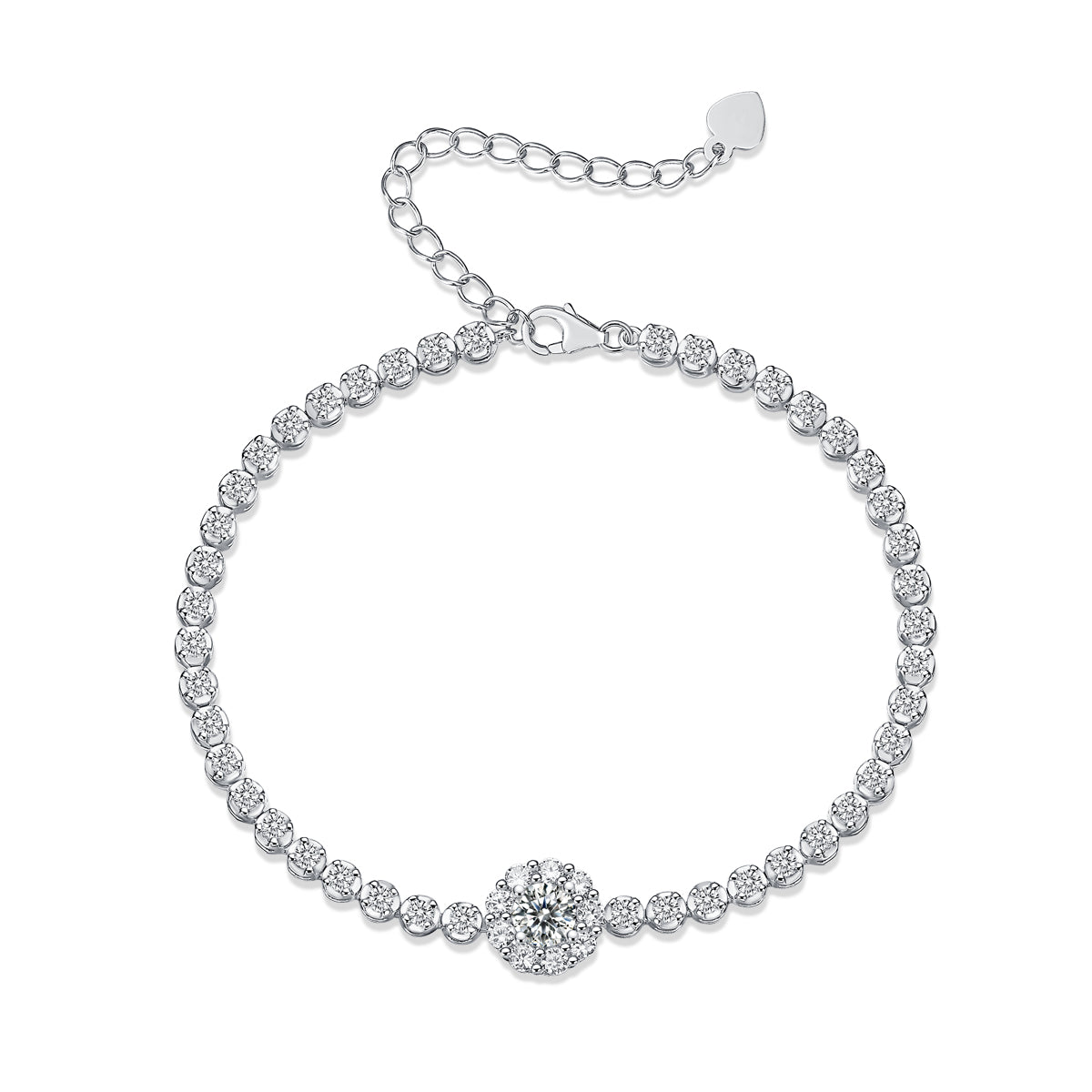 Moissanite Tennis Bracelet