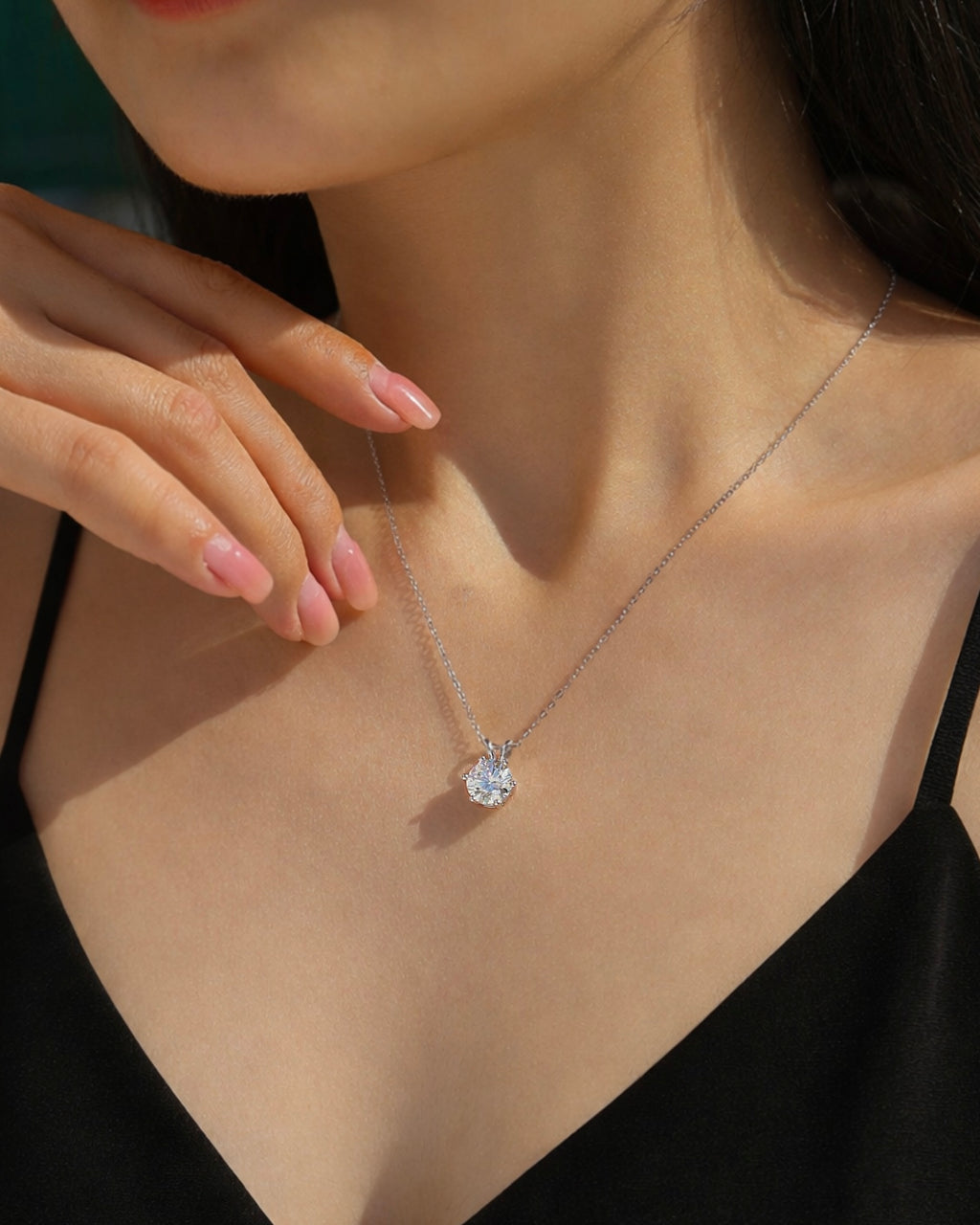 Classic Grace™ 2ct Moissanite Solitaire Necklace