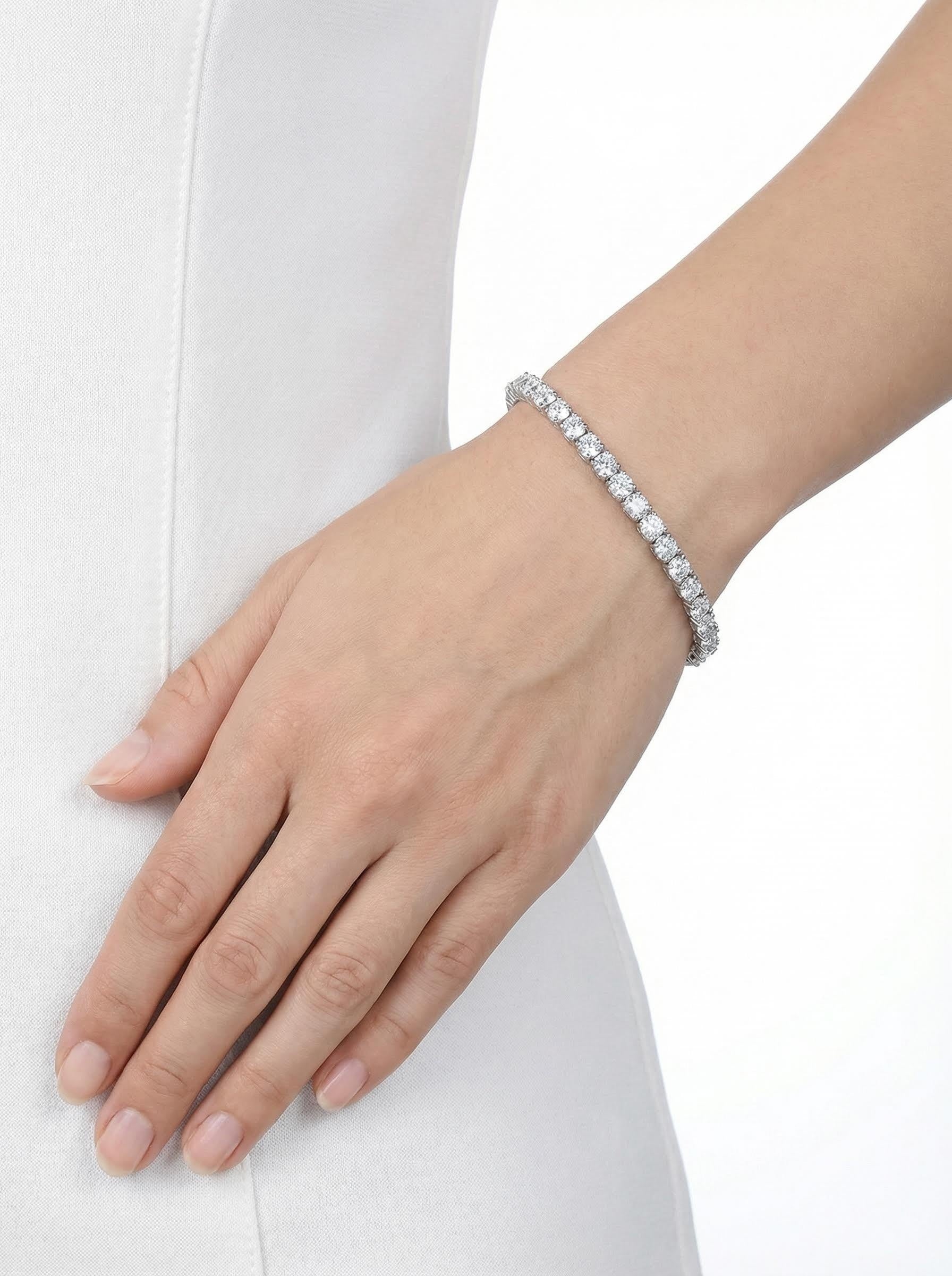 Moissanite Tennis Bracelet
