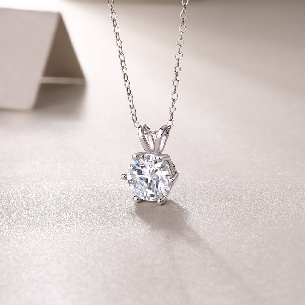 Classic Grace™ 2ct Moissanite Solitaire Necklace