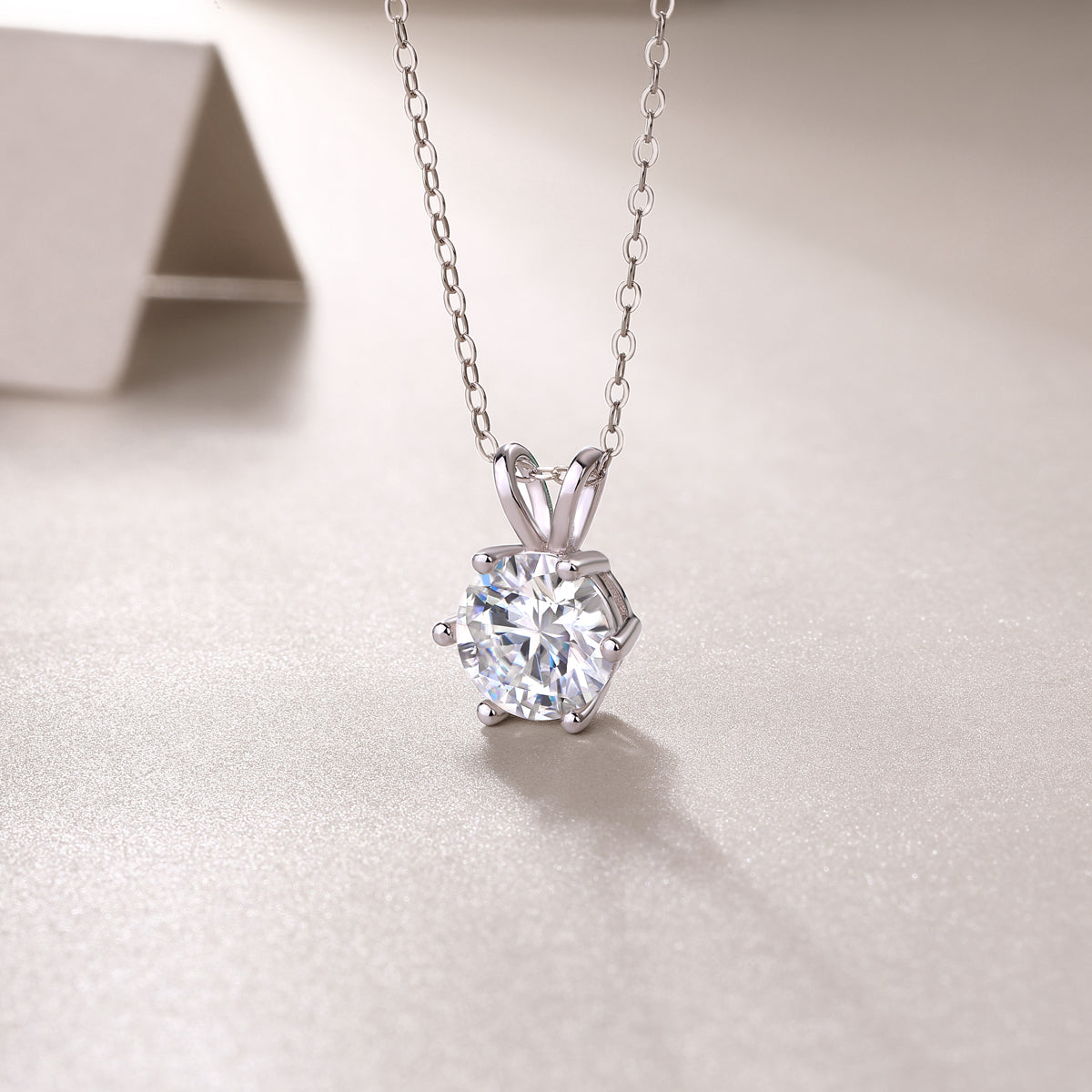 Classic Grace™ 2ct Moissanite Solitaire Necklace