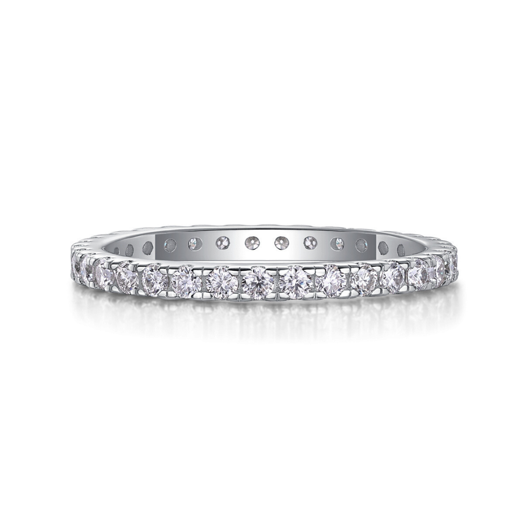 Full Row Moissanite Eternity Ring