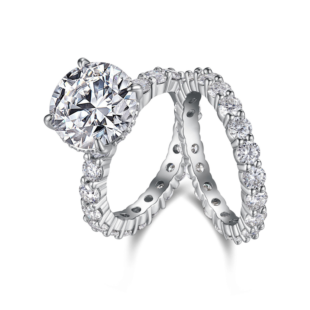 Moissanite Radiance Ring Set