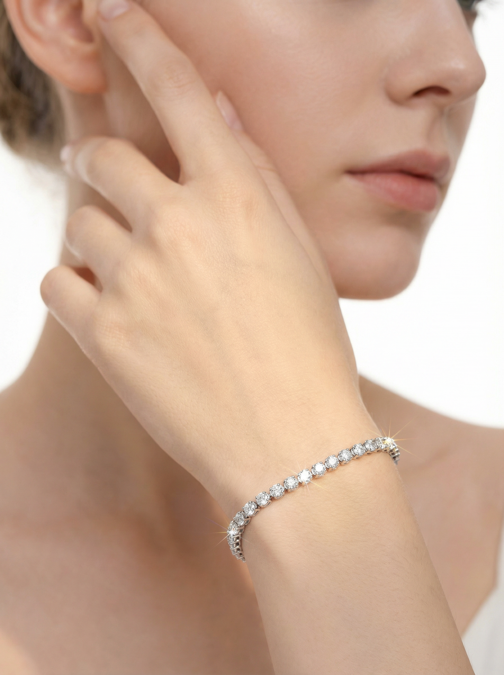 Moissanite Tennis Bracelet