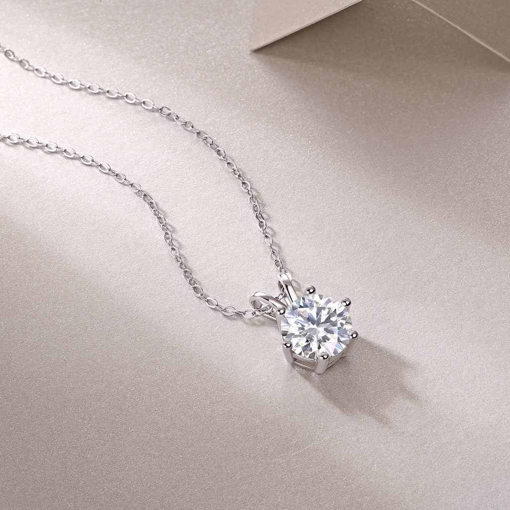 Classic Grace™ 2ct Moissanite Solitaire Necklace