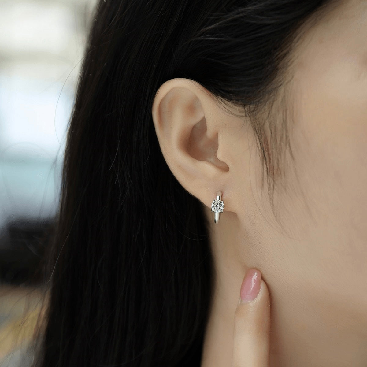 Moissanite Stud Earrings