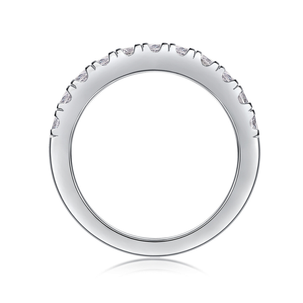 Classic Pavé Moissanite Ring