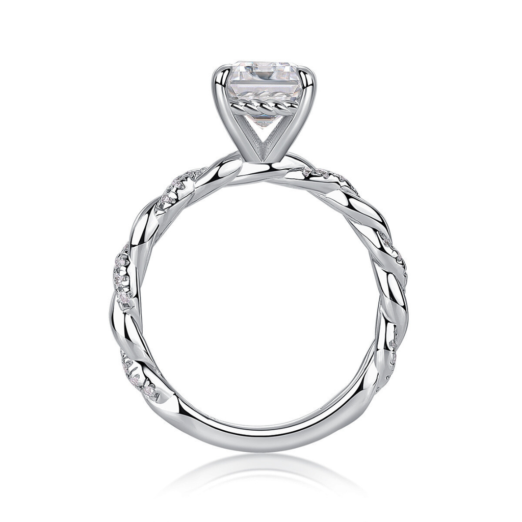 Chasing Light Moissanite Ring