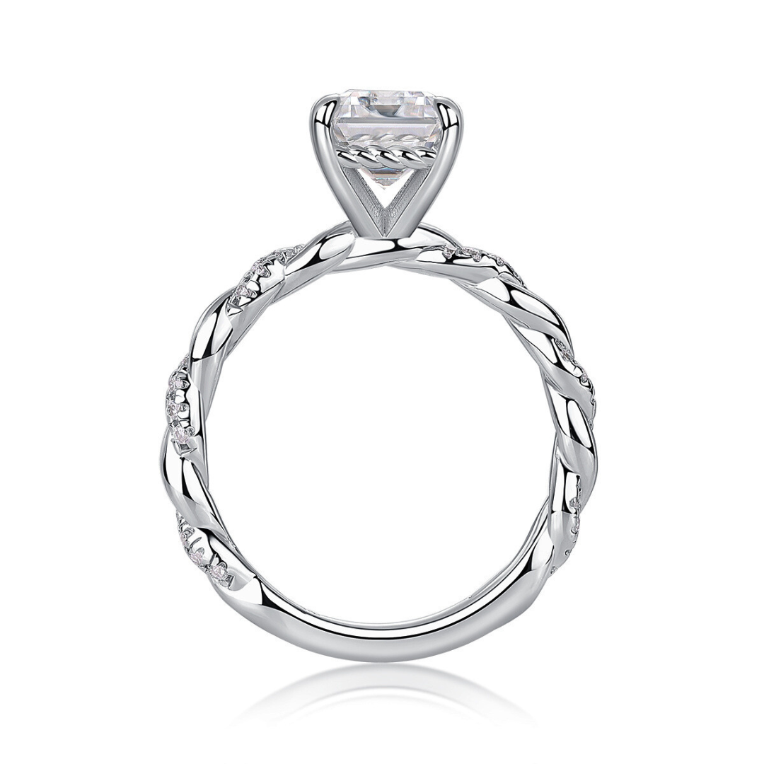 Chasing Light Moissanite Ring