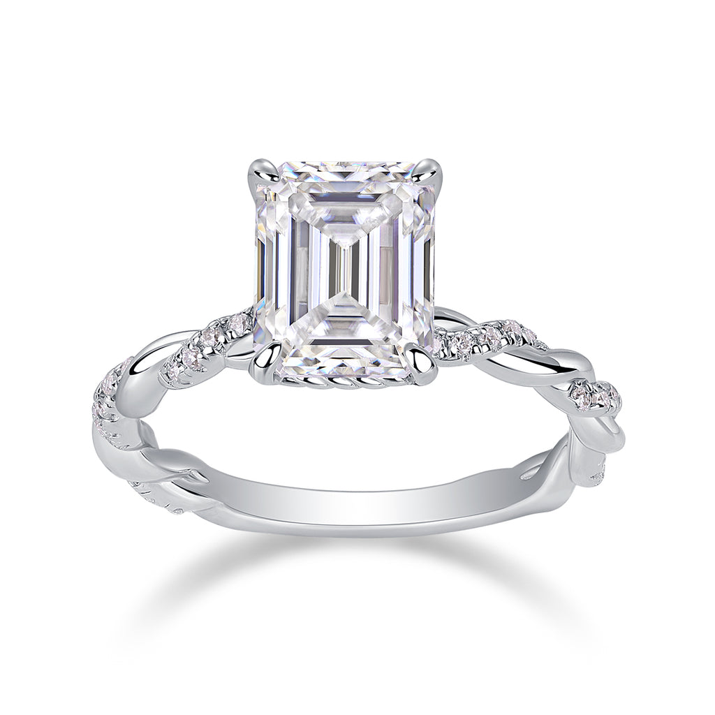 Chasing Light Moissanite Ring