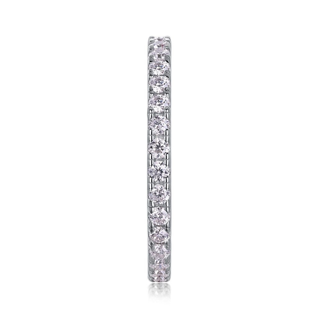 Full Row Moissanite Eternity Ring