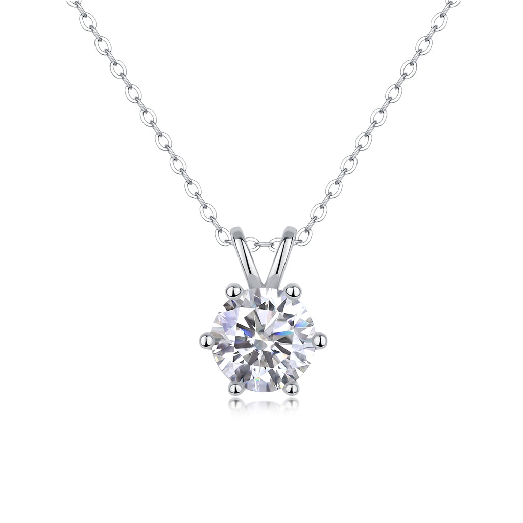 Classic Grace™ 2ct Moissanite Solitaire Necklace
