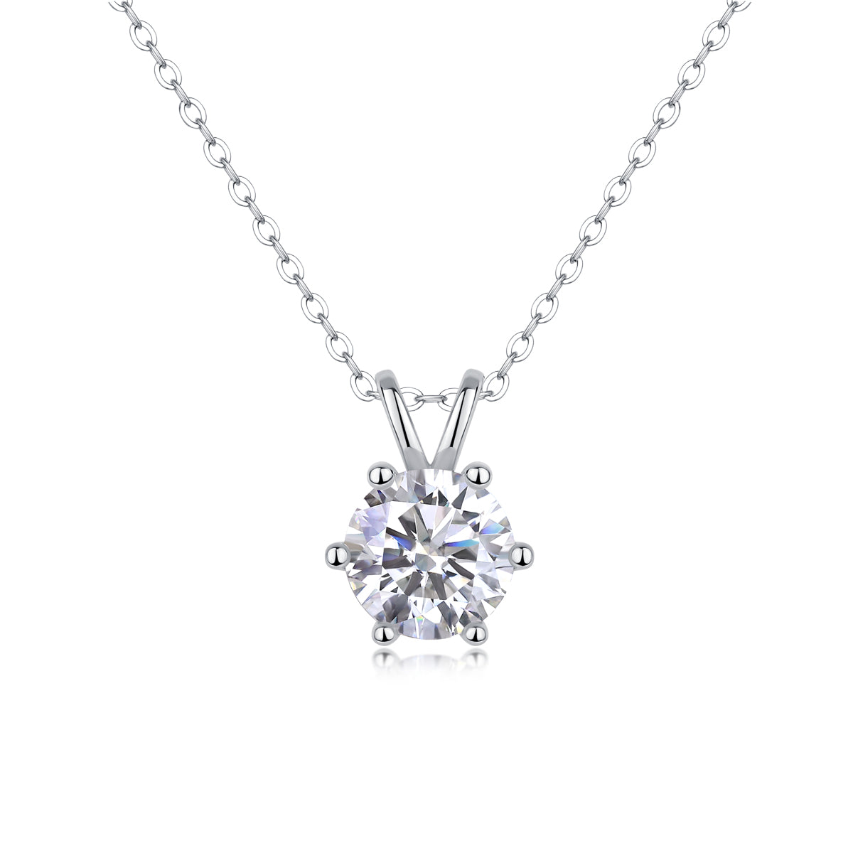 Classic Grace™ 2ct Moissanite Solitaire Necklace