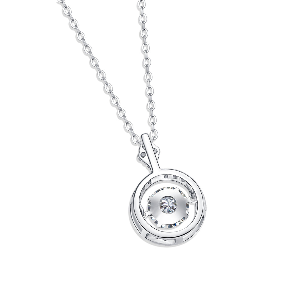 Luminous Halo™ Moissanite Pendant Necklace