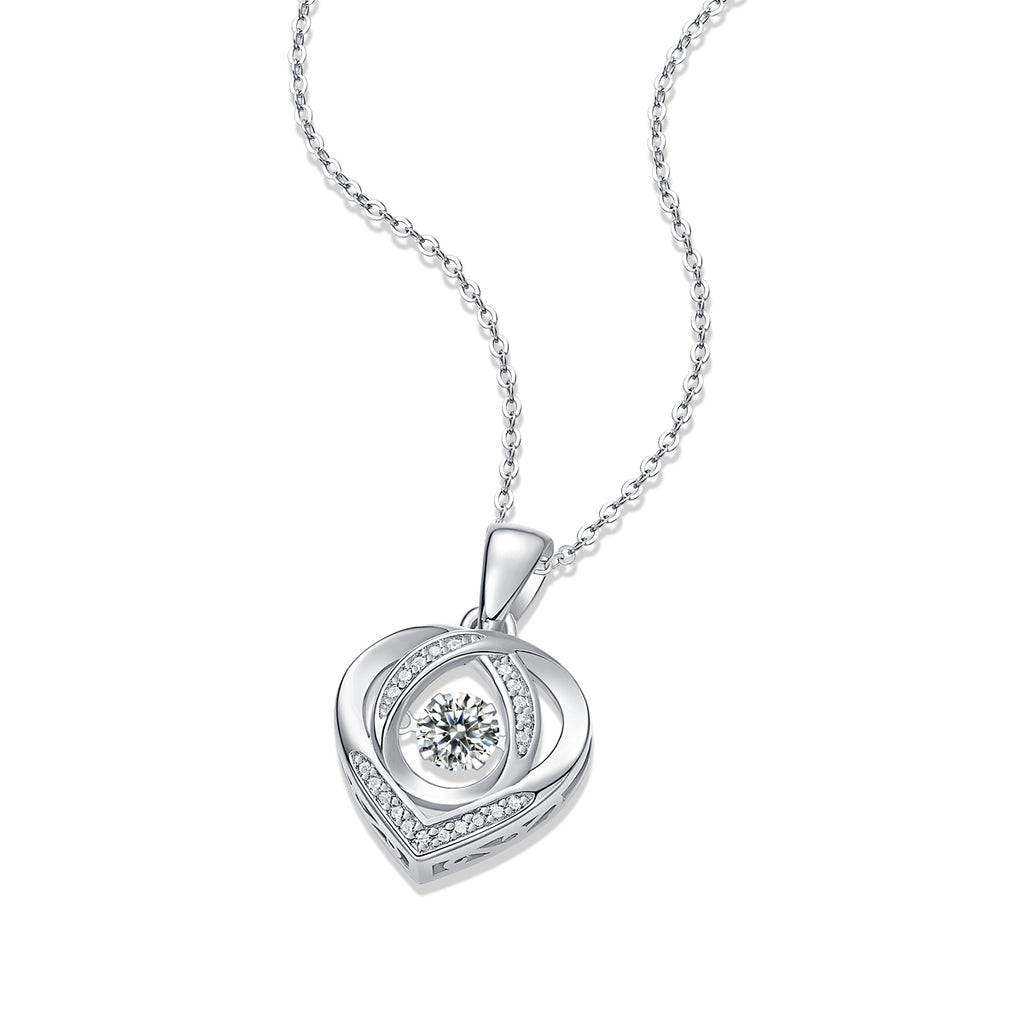 Eternal Heart™ Moissanite Pendant Necklace