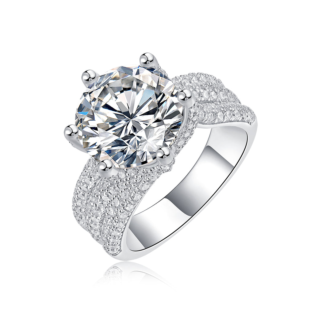 Moissanite Statement Ring
