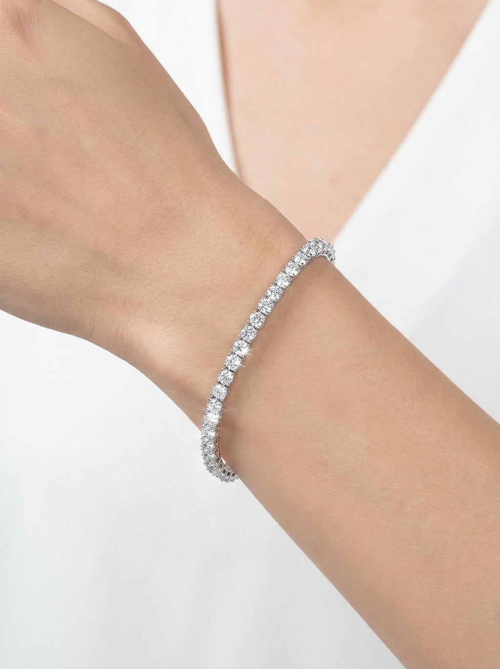 Moissanite Tennis Bracelet
