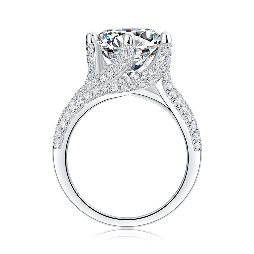 Moissanite Statement Ring