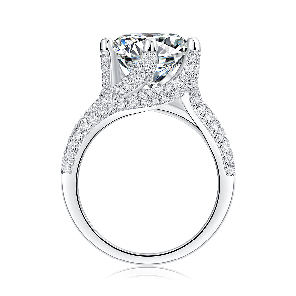 Moissanite Statement Ring