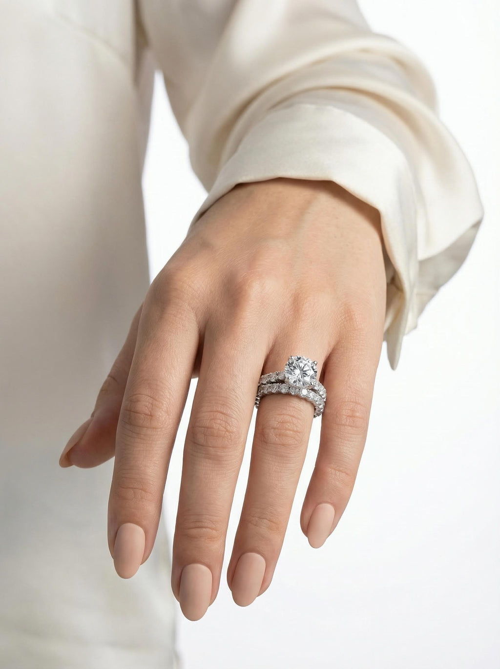 Moissanite Radiance Ring Set