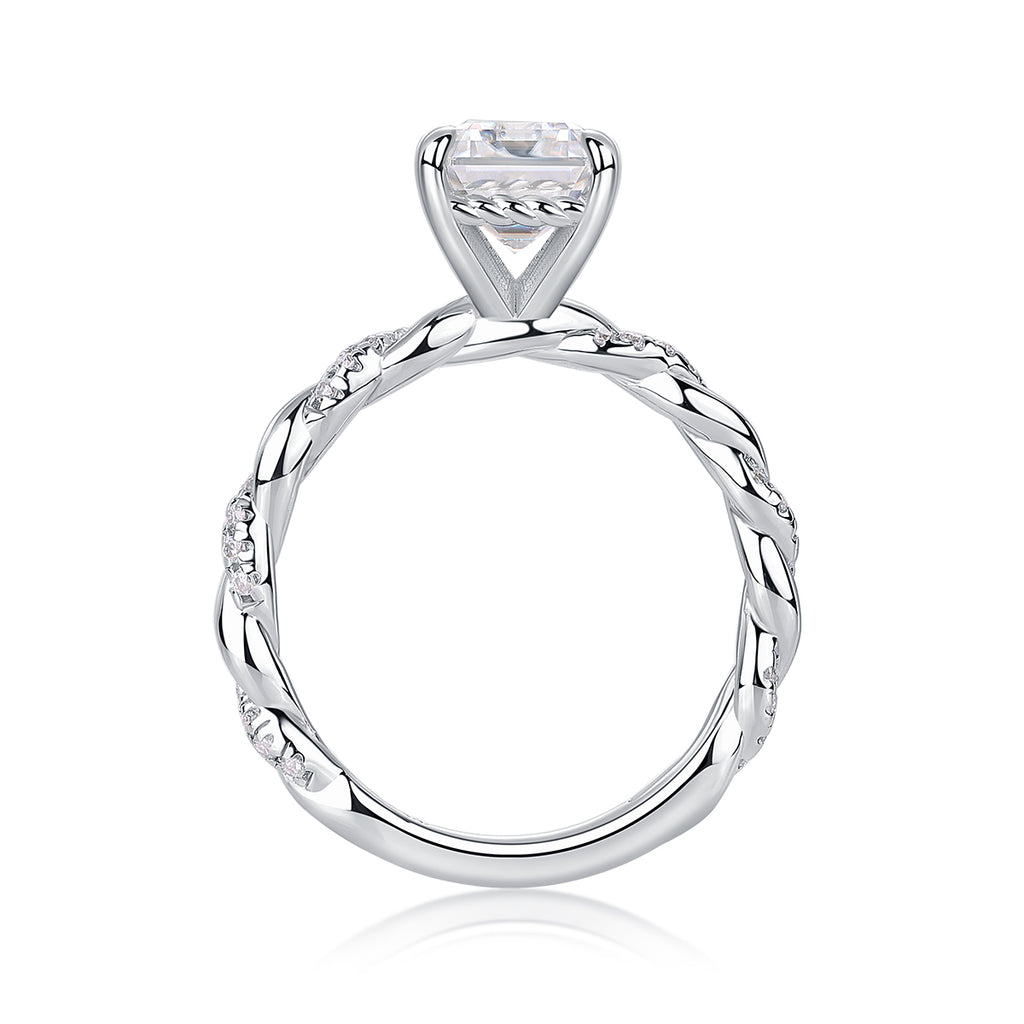 Chasing Light Moissanite Ring