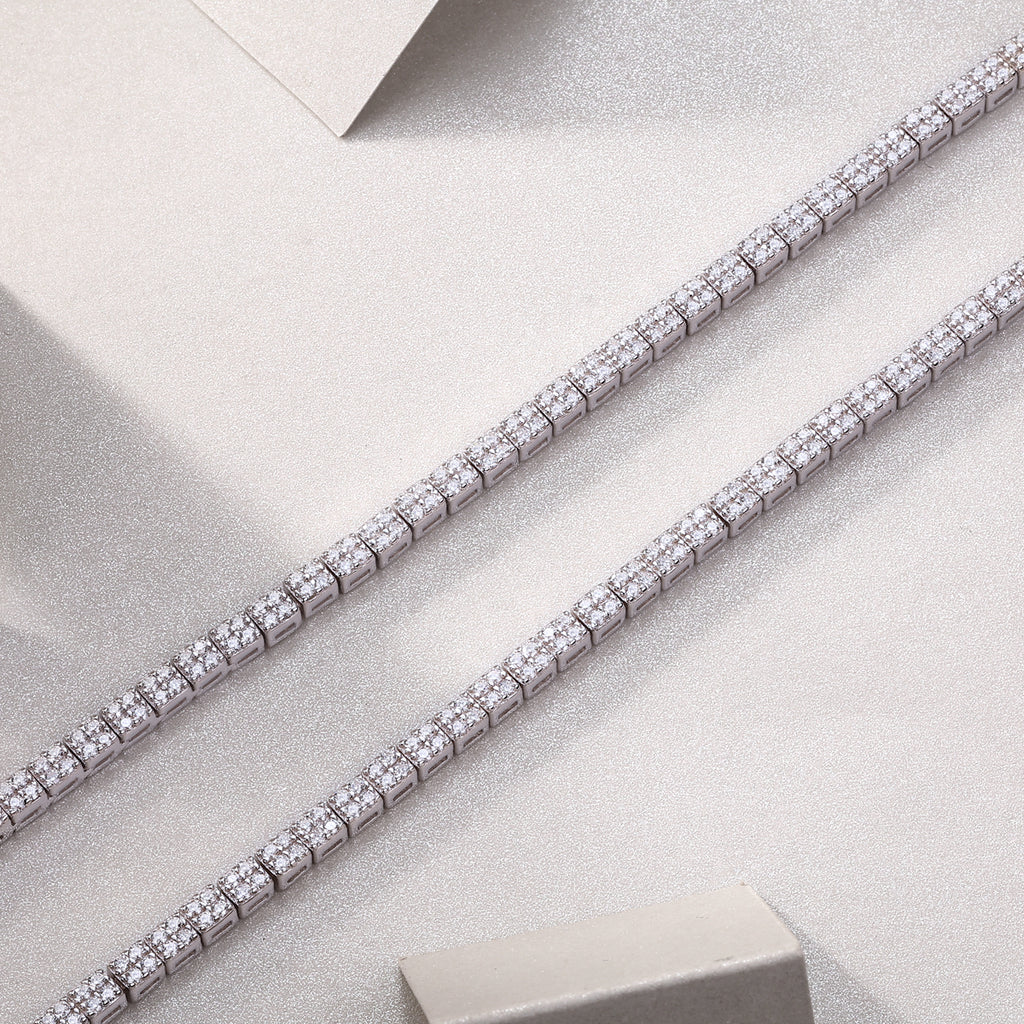 Moissanite Tennis Necklace