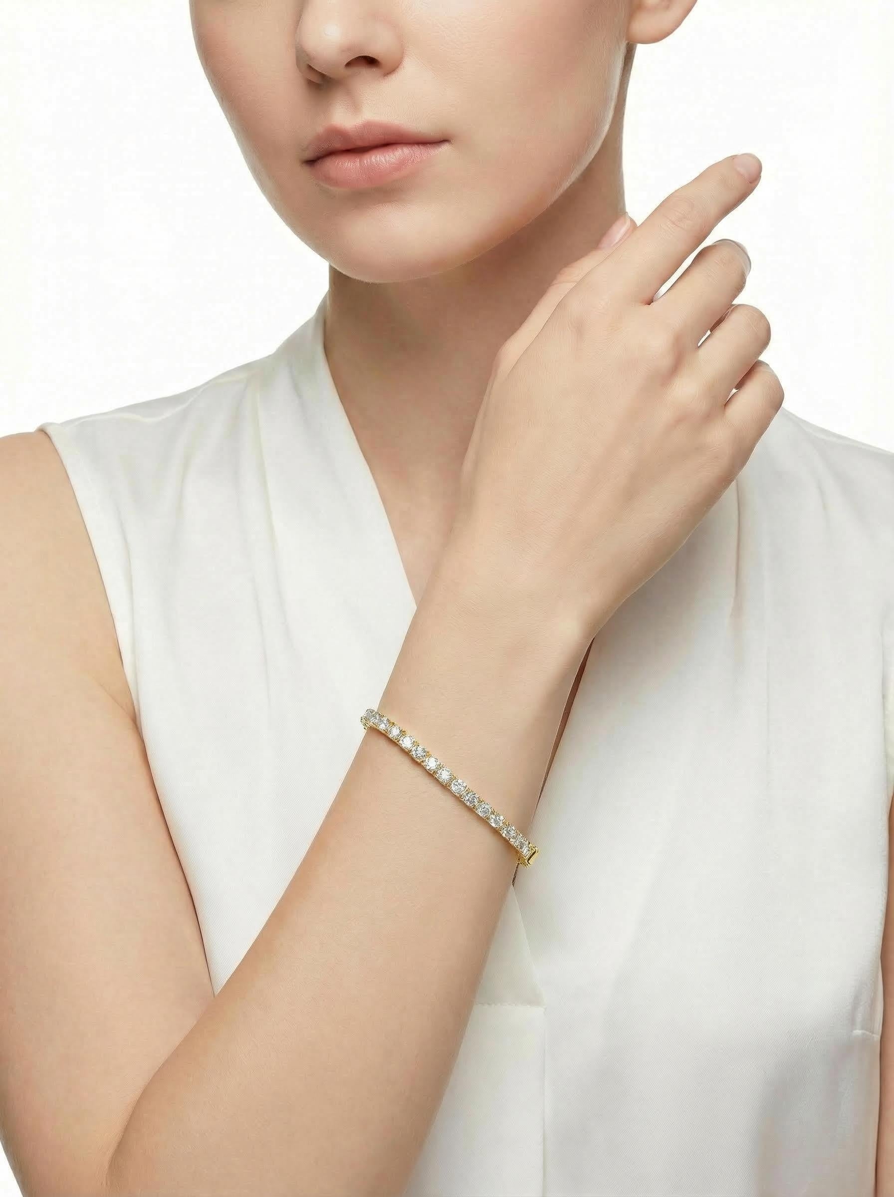 Moissanite Tennis Bracelet