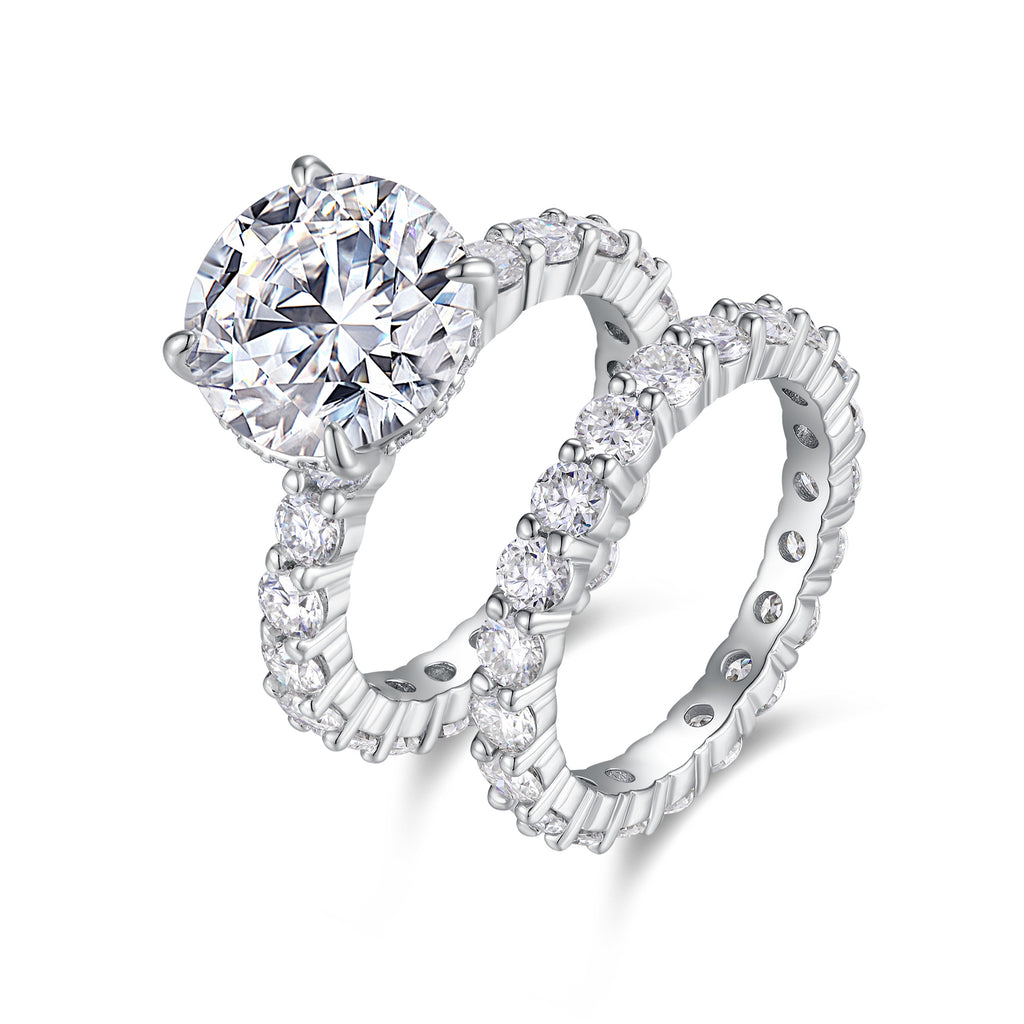 Moissanite Radiance Ring Set