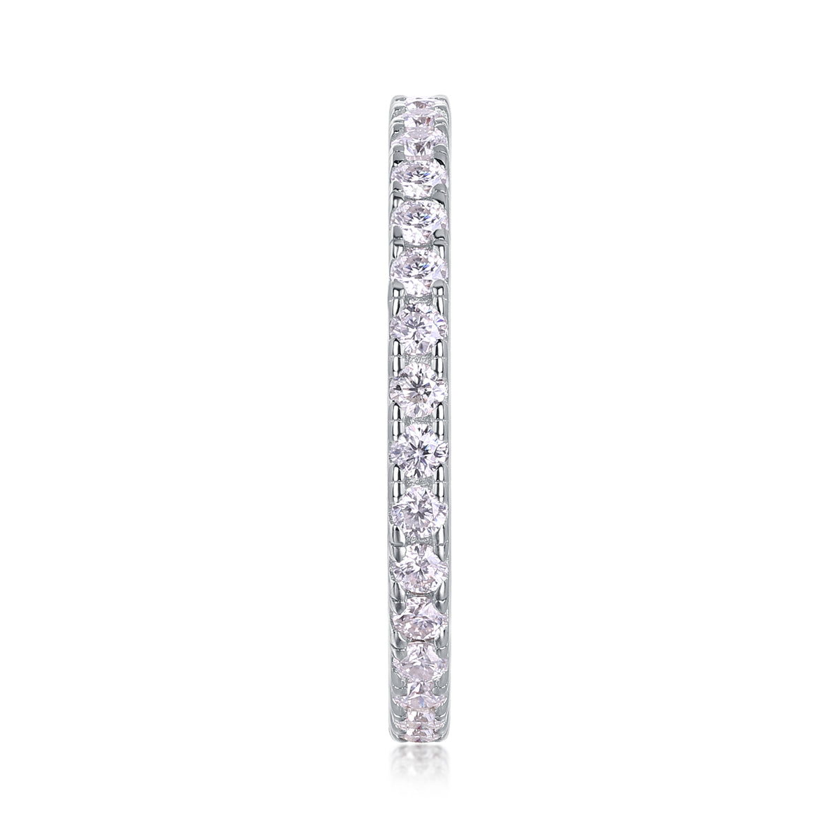 Full Row Moissanite Eternity Ring
