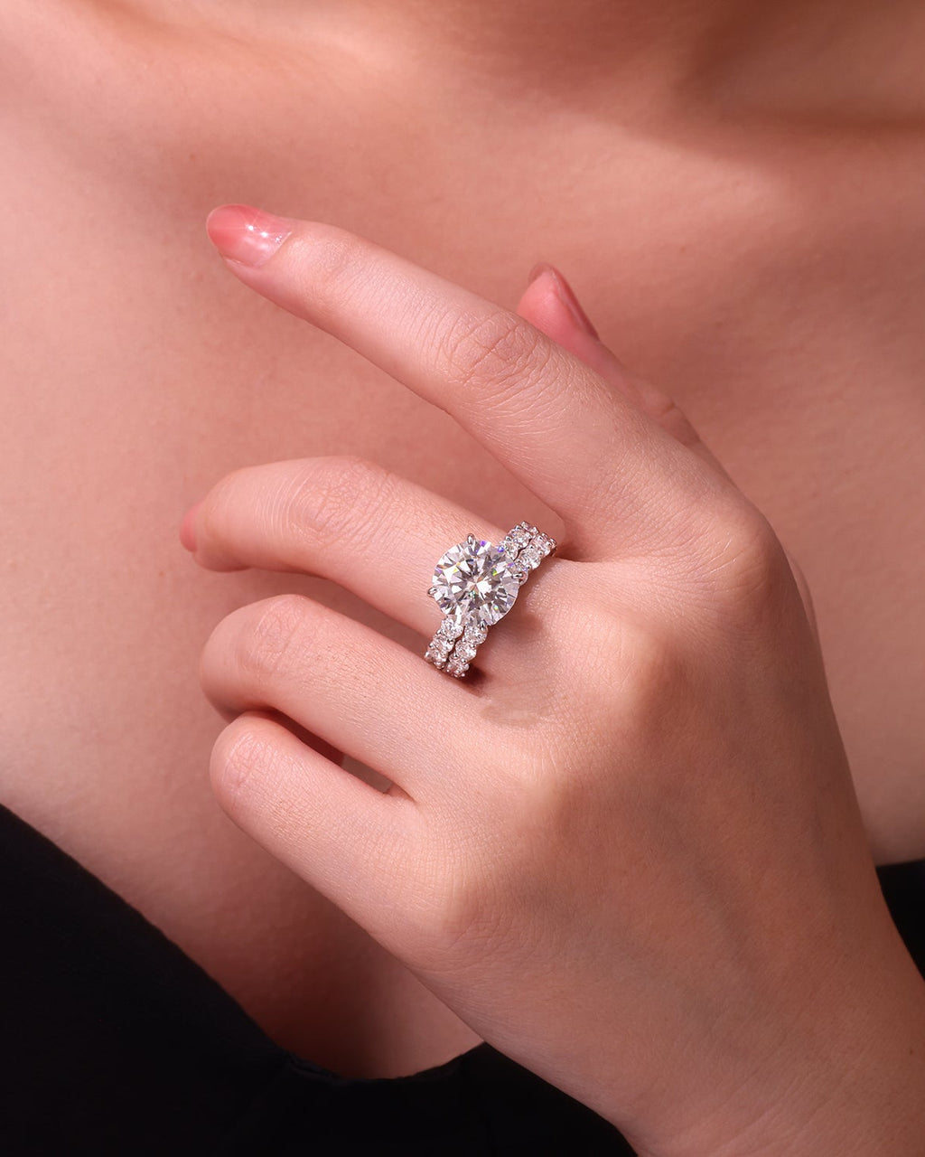 Moissanite Radiance Ring Set