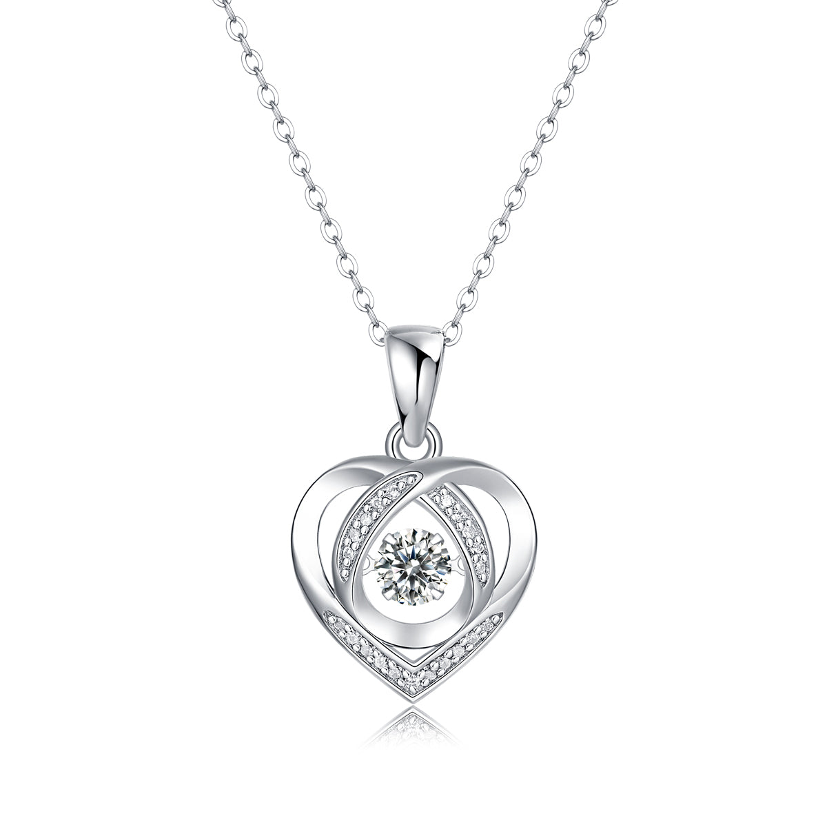 Eternal Heart™ Moissanite Pendant Necklace