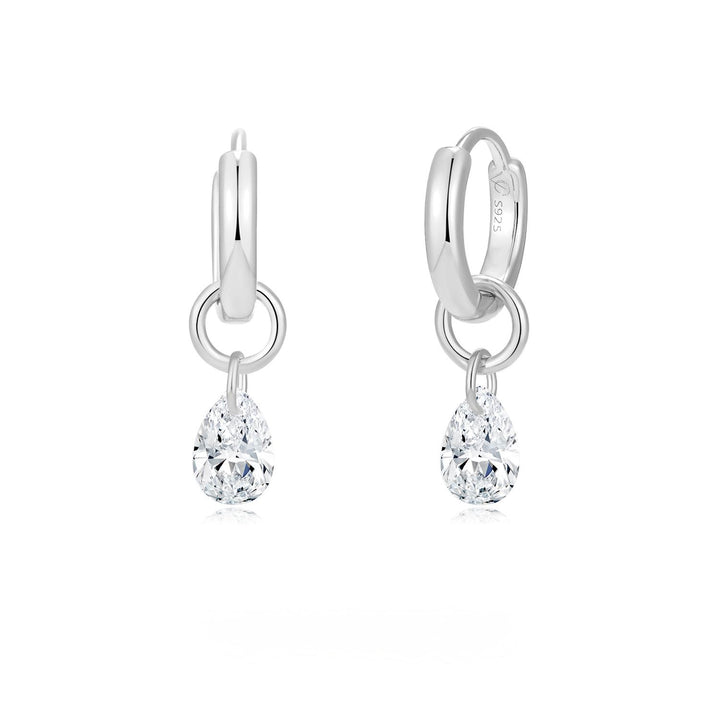 Teardrop Hoop Earrings