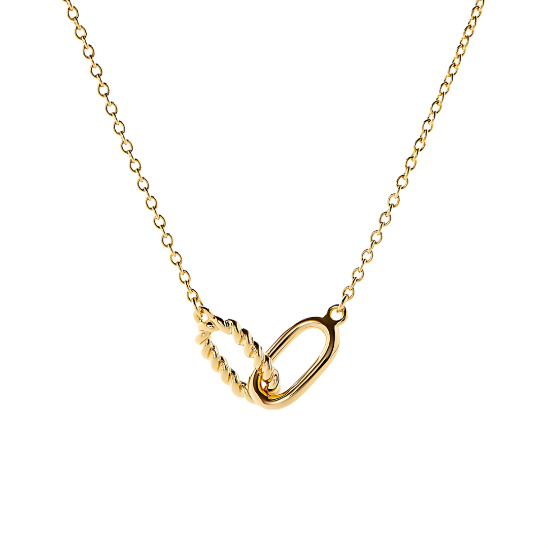 Interlock Twist Link Necklace