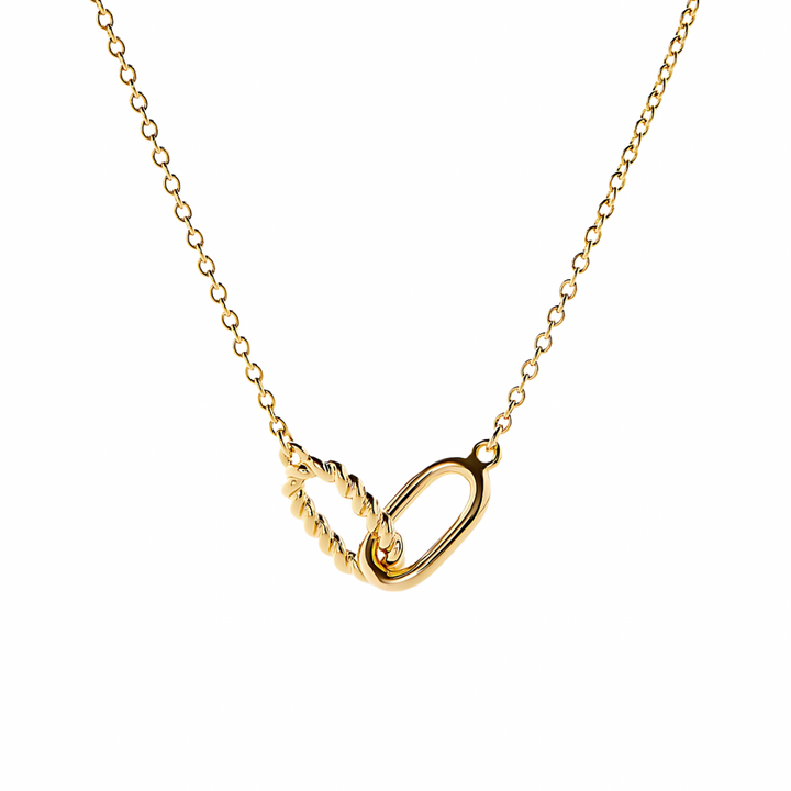 Interlock Twist Link Necklace