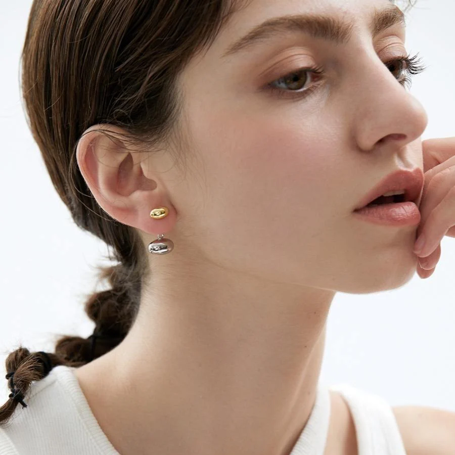 Pebble Drop Earrings