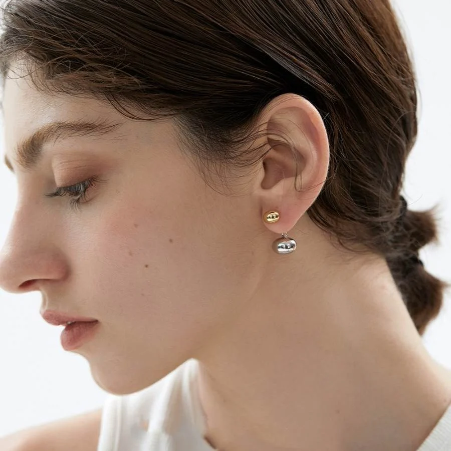 Pebble Drop Earrings