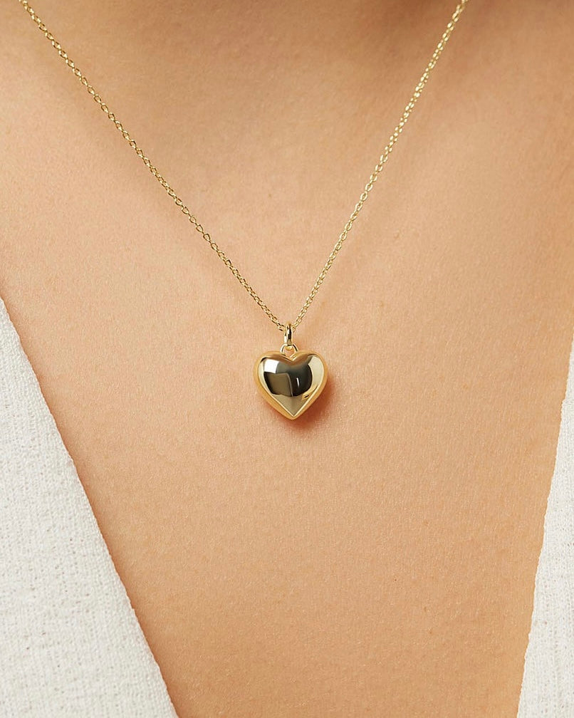 Small Heart Charm Necklace