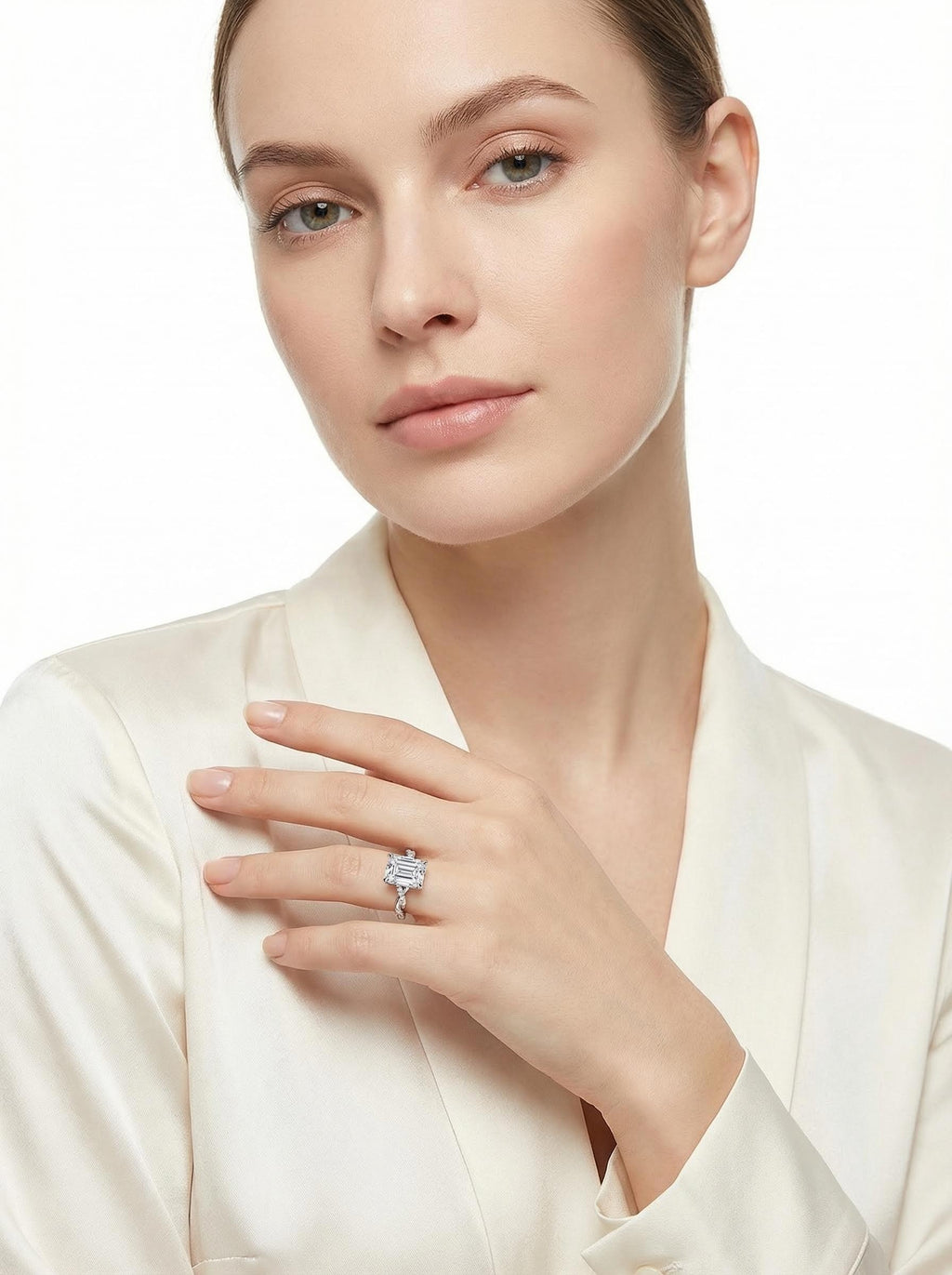 Chasing Light Moissanite Ring