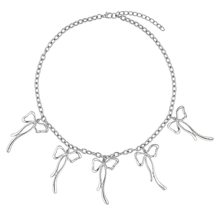 Ribbon Charm Necklace