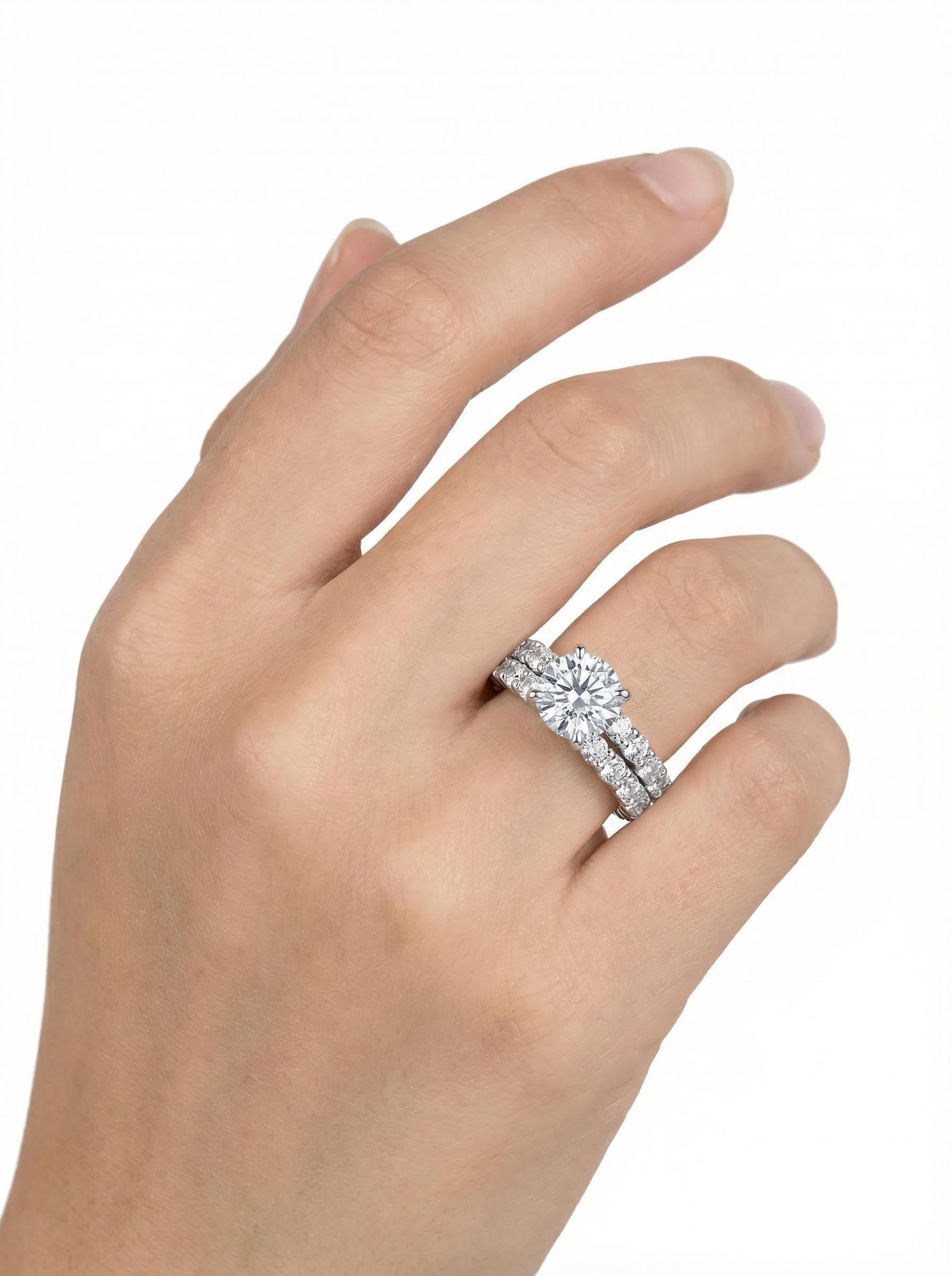 Moissanite Radiance Ring Set
