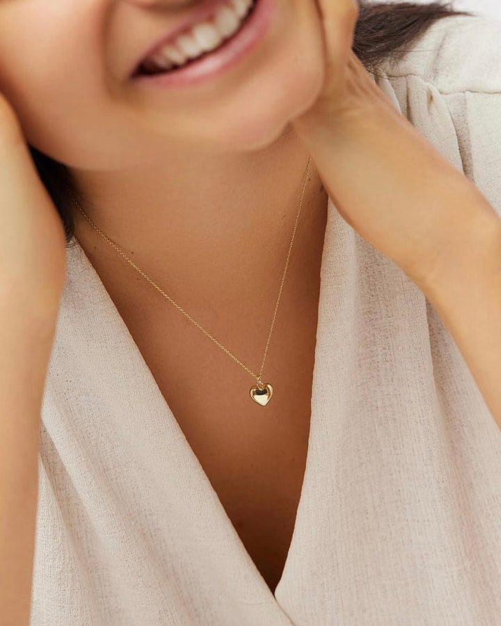 Small Heart Charm Necklace