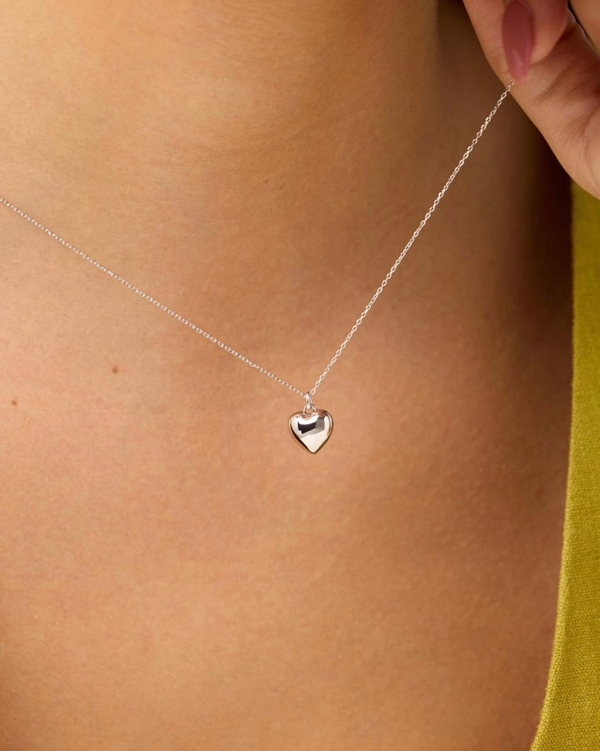 Small Heart Charm Necklace