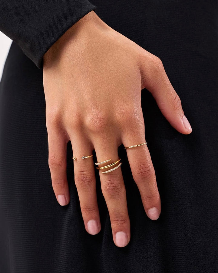 Twirl Pavé Ring