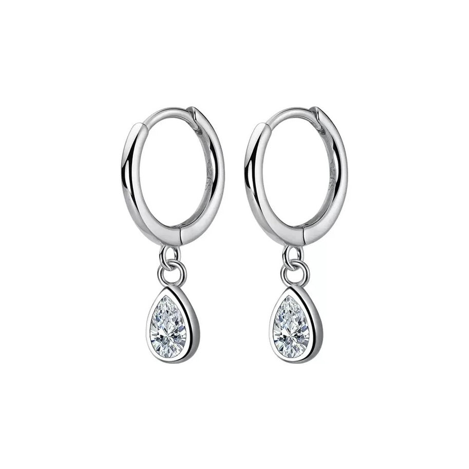 Teardrop Hoop Earrings