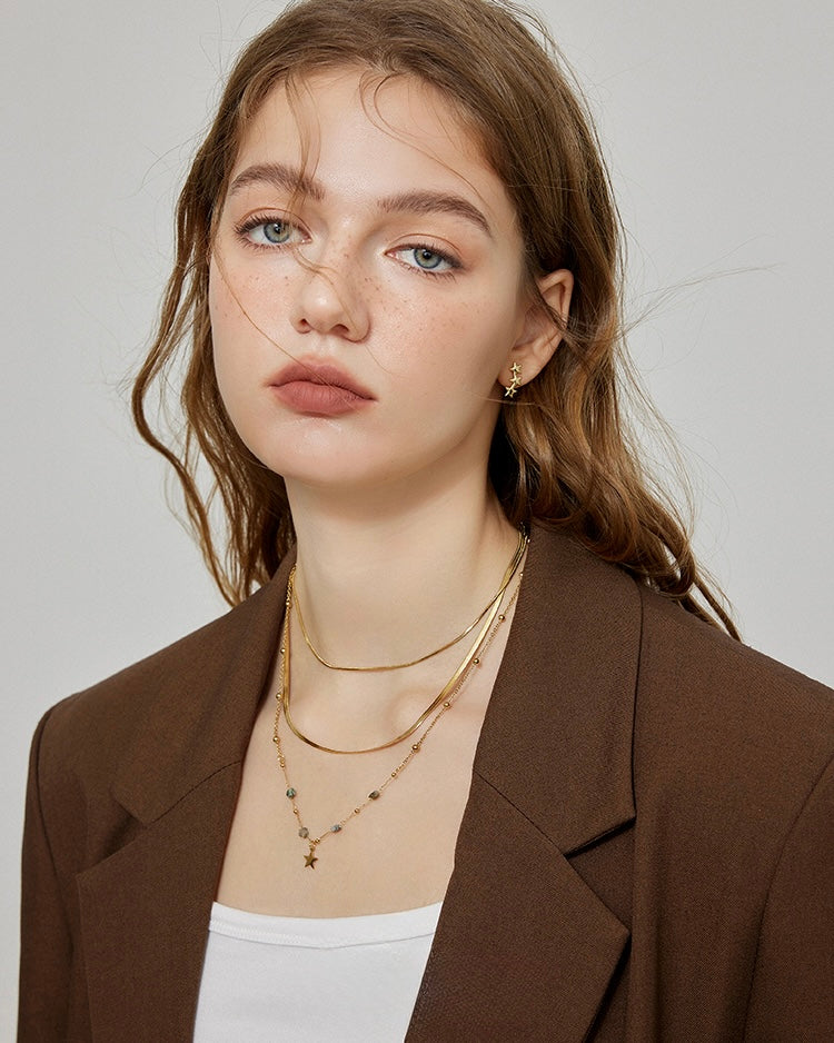Layered Star Necklace
