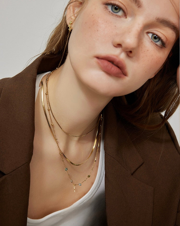 Layered Star Necklace